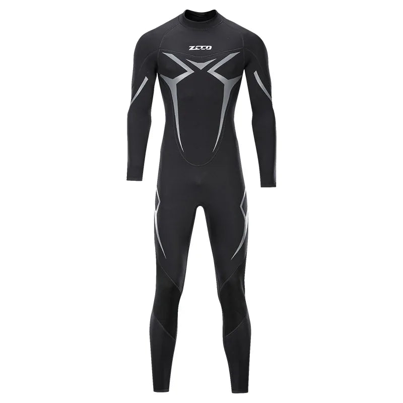 Wytrzymała męska pianka 3mm do nurkowania, surfingu i sportów wodnych. Chroni przed zimnem.