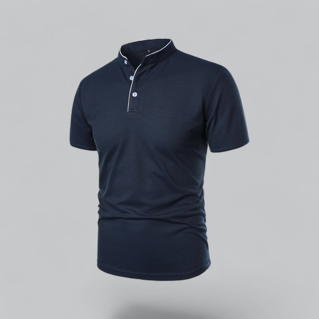Męska koszulka polo z krótkim zamkiem, bawełna premium. Klasyczny design, komfort noszenia.