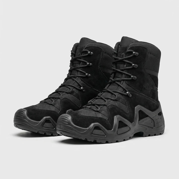 Wygodne męskie buty taktyczne sznurowane do trekkingu, outdooru i długich wędrówek.