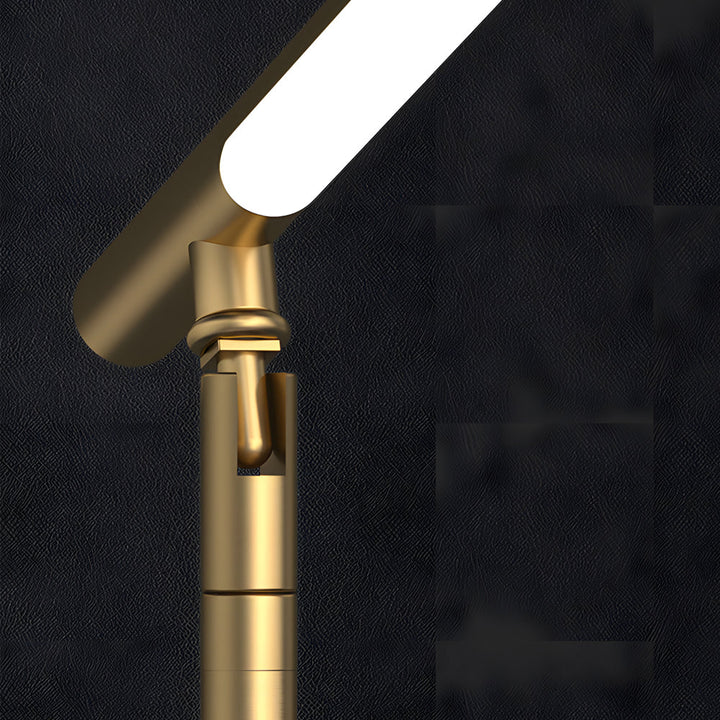 Regulowana lampa biurkowa LED Brillune, minimalistyczny design, idealna do każdego biura.