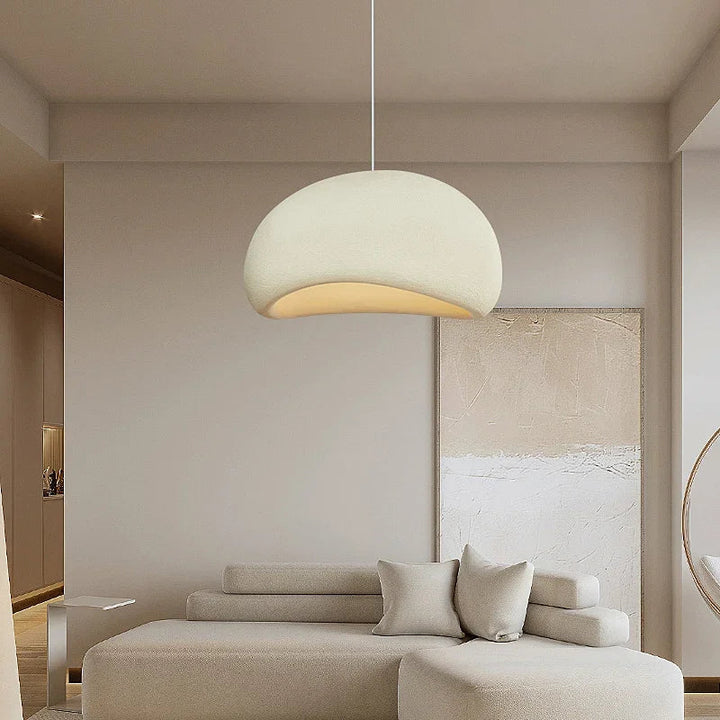 Oświetlenie sufitowe Wabi-Sabi. Minimalistyczna lampa z polimeru do salonu i sypialni. Stylowy design.