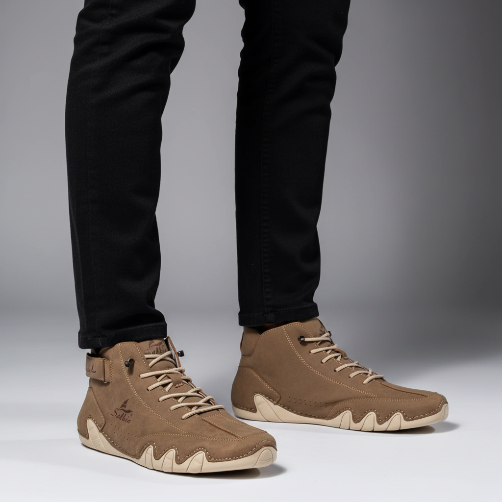 Lekkie męskie buty do chodzenia boso, minimalistyczne, zapewniające komfort na co dzień.