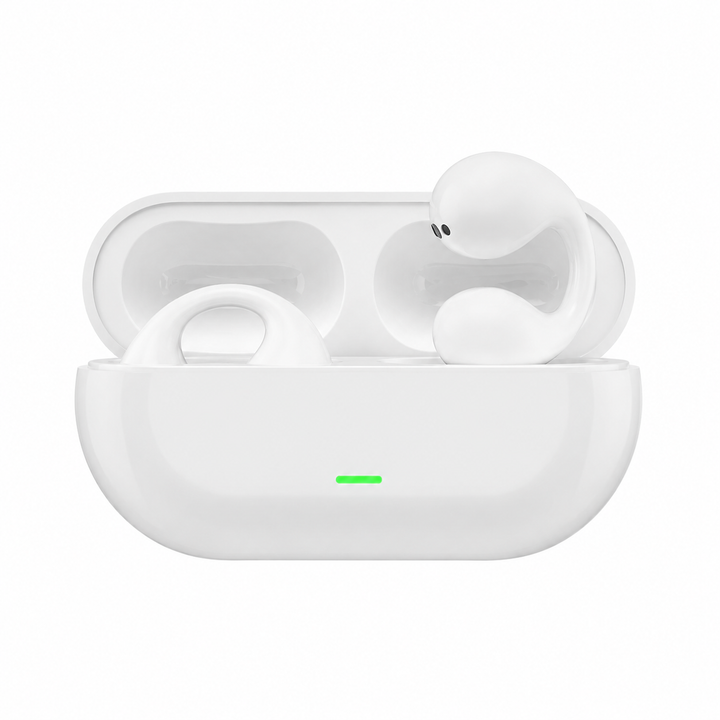 Wodoodporne słuchawki Bluetooth z przewodnictwem kostnym dla sportowców, komfortowe, z czystym dźwiękiem.