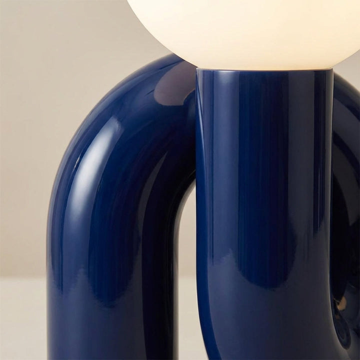 Lampa stołowa Arcavita z oświetleniem LED, nowoczesna lampka nocna z ambientowym światłem do sypialni.