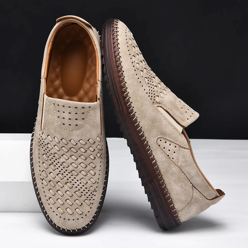 Mokasyny męskie wsuwane w stylizacji. Swobodne i eleganckie buty casualowe, idealne do miejskiego looku.