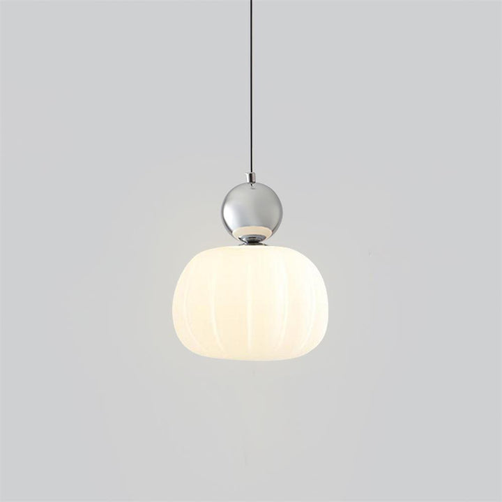 Lampa wisząca kula akrylowa, skandynawska. Do sypialni lub jadalni, nowoczesny i minimalistyczny design.