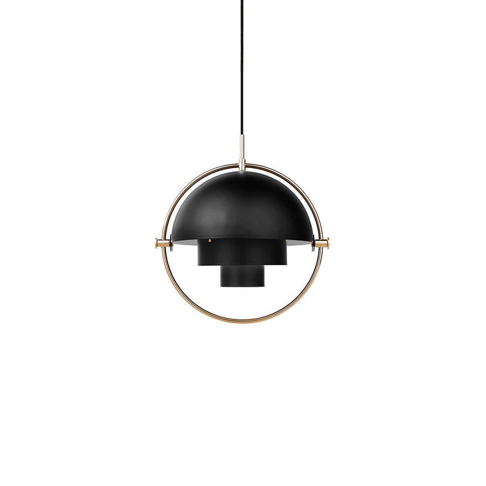 Metalowa lampa wisząca, styl skandynawski. Nowoczesne oświetlenie sufitowe idealne do designerskich wnętrz.