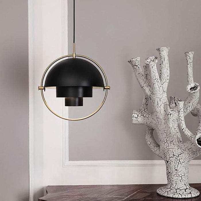 Elegancka lampa wisząca. Sufitowe oświetlenie w nowoczesnym stylu skandynawskim do wnętrz.