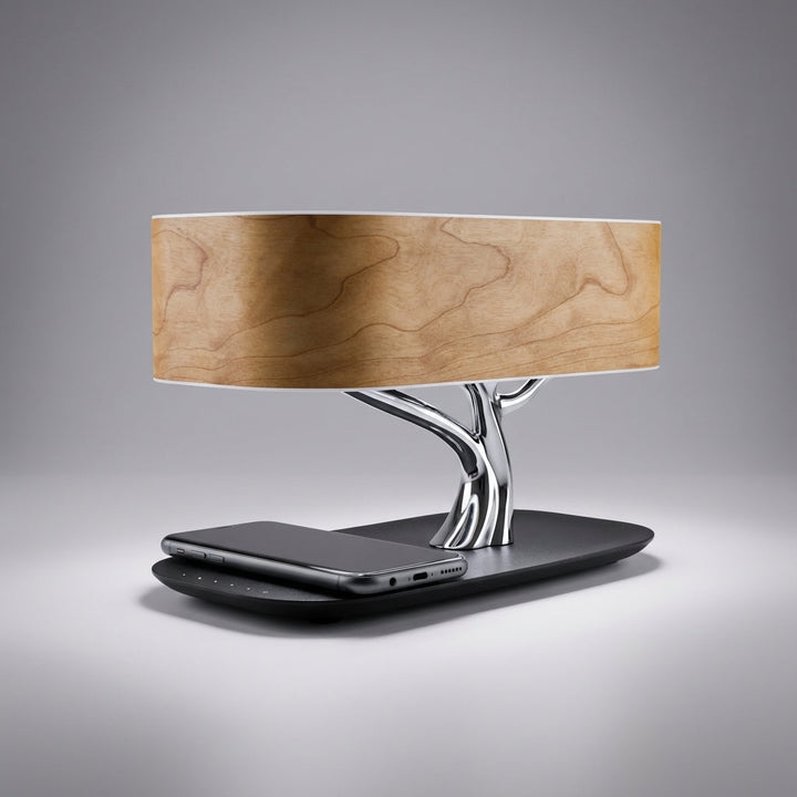 Praktyczna lampa biurkowa Treonix z regulowanym oświetleniem LED, idealna do pracy i relaksu w biurze lub domu.