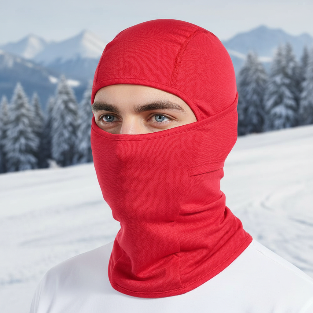 Oddychająca kominiarka WindFlex uniseks. Akcesorium całoroczne z ochroną UV na rower, narty, motocykl.