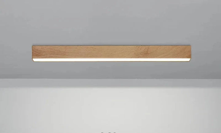 Luksusowe oświetlenie sufitowe LED, designerska lampa z drewna z regulacją barwy światła do domu.