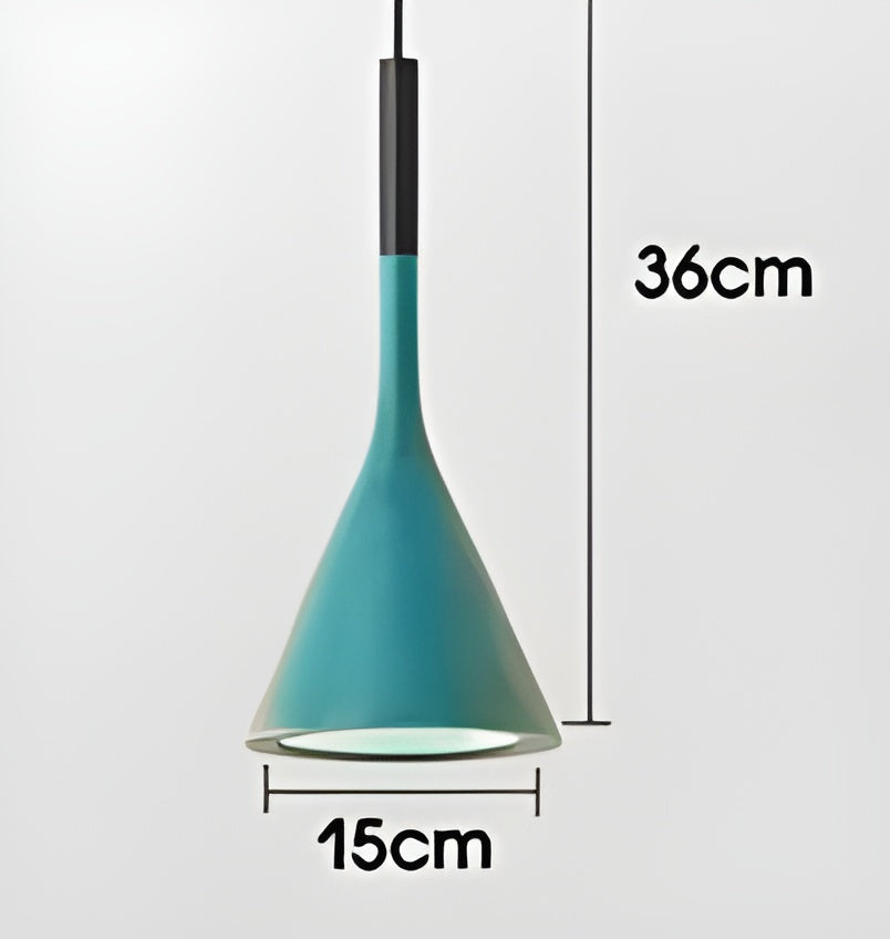 Minimalistyczna lampa sufitowa LED, idealna do stworzenia jasnej i przestronnej atmosfery.