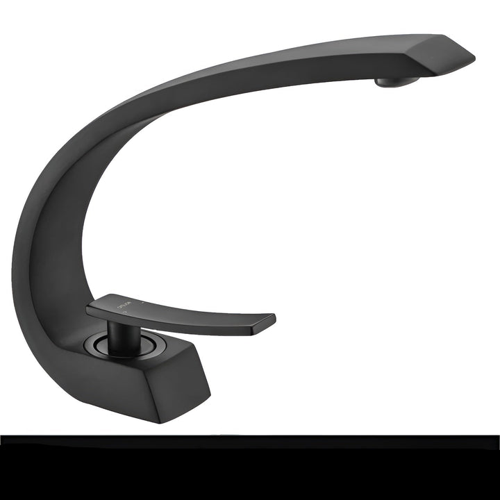 Trwała bateria umywalkowa różowe złoto, nowoczesny design, mosiężna, ergonomiczna armatura do łazienki.