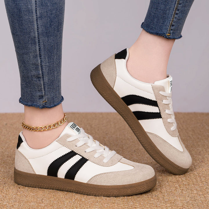Męskie sneakersy retro z profilowaną podeszwą. Stylowe i wygodne buty męskie na co dzień.
