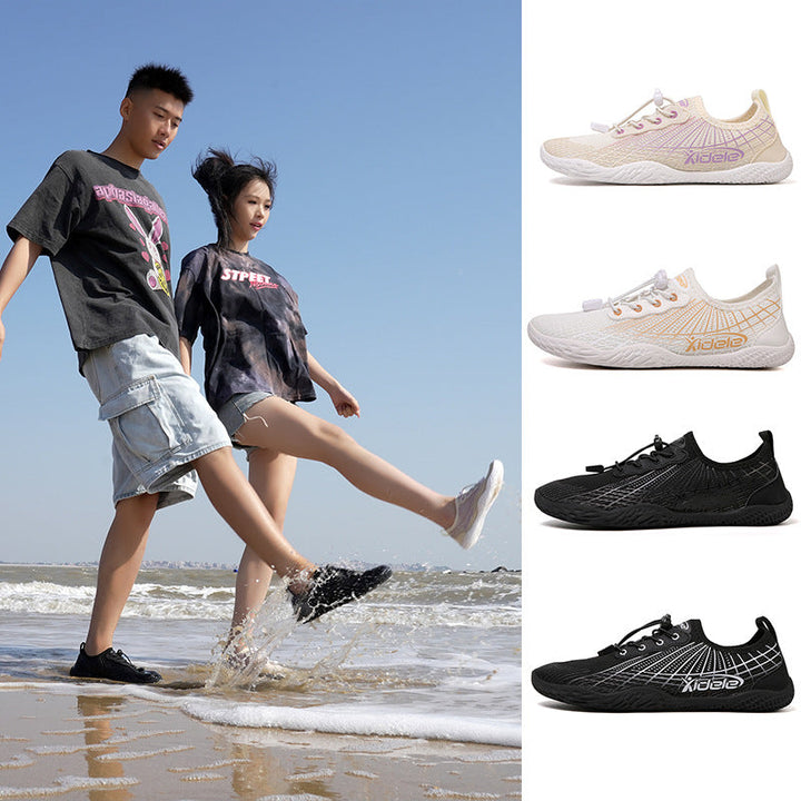 Lekkie buty do wody unisex, szybkoschnące do pływania, surfingu, trekkingu wodnego. Wygodne obuwie wodne.