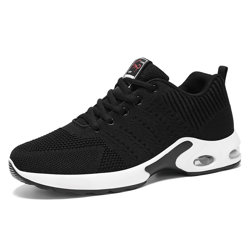 Sportowe buty męskie z systemem poduszek powietrznych, idealne dla biegaczy, lekkie i przewiewne.