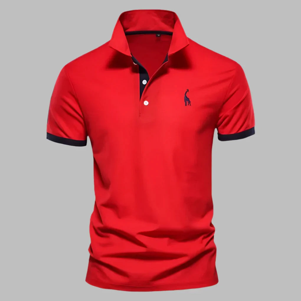 Uniwersalna męska koszulka polo – elegancka na spotkania biznesowe, wygodna na pole golfowe. Modny krój.