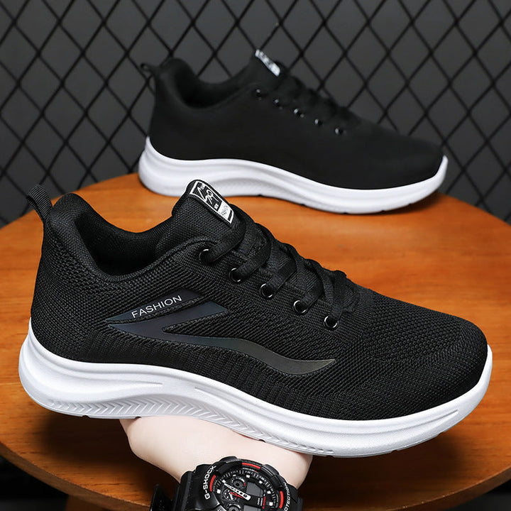 Wygodne sneakersy unisex z amortyzacją pięty, przewiewne i lekkie, doskonałe do chodzenia na co dzień.