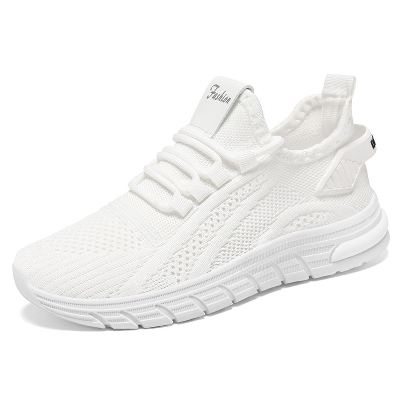 Stylowe uniseks sneakersy do fitnessu i spacerów, z falowaną podeszwą dla lepszej amortyzacji i wygody.