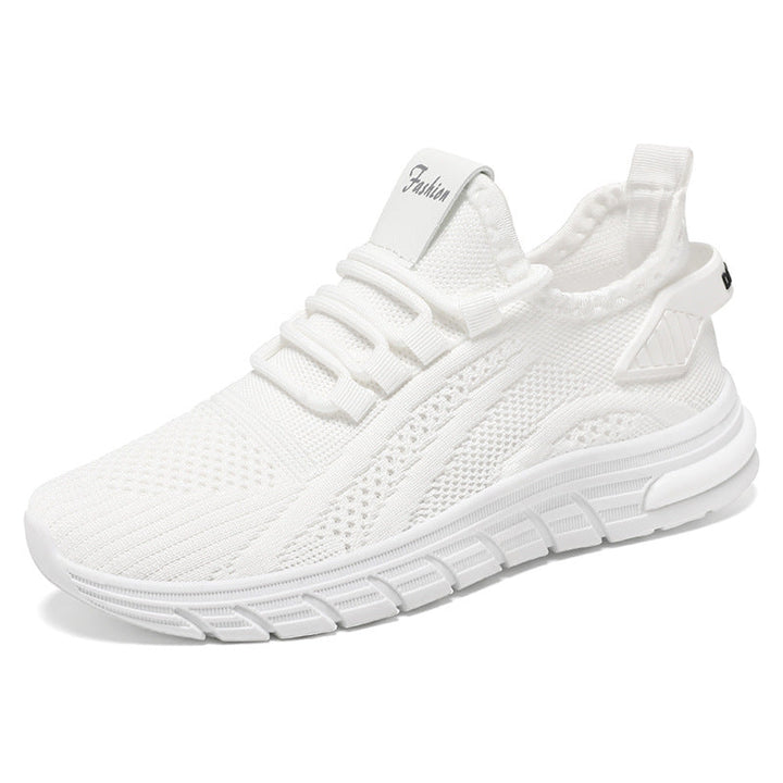 Stylowe uniseks sneakersy do fitnessu i spacerów, z falowaną podeszwą dla lepszej amortyzacji i wygody.