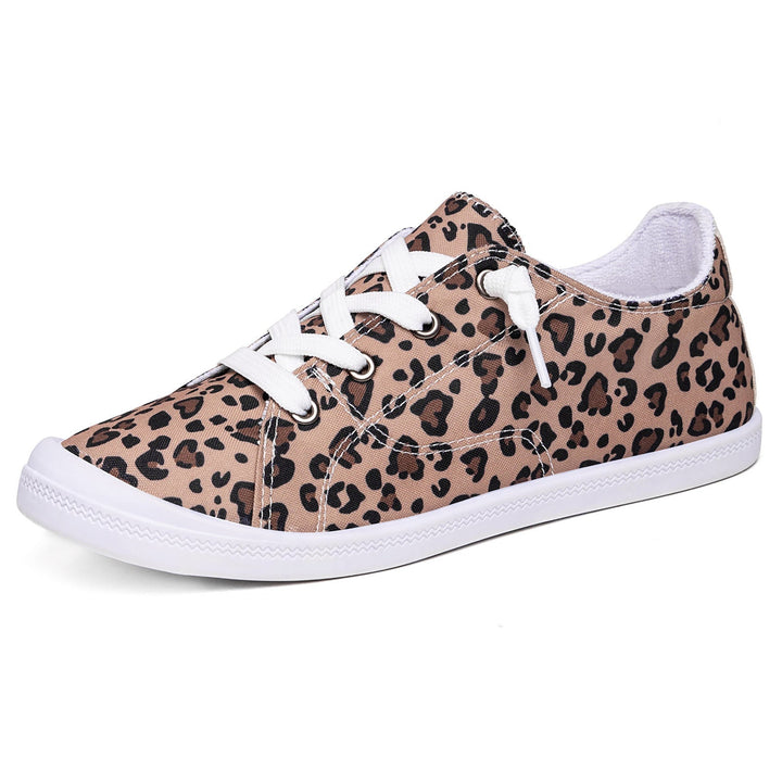 Stylowe sneakersy damskie low top z komfortową gumową podeszwą. Idealne do stylizacji casualowych.
