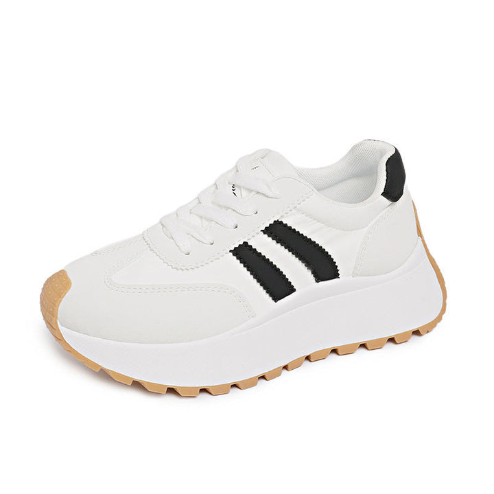 Wszechstronne damskie sneakersy chunky, buty na platformie. Pasują do wielu casualowych i sportowych outfitów.