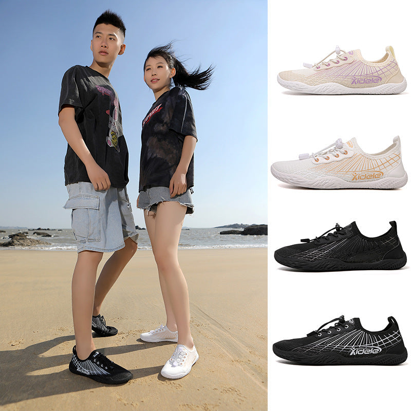 Buty do wody unisex, szybkoschnące, antypoślizgowe na plażę i basen. Idealne do sportów wodnych i pływania.