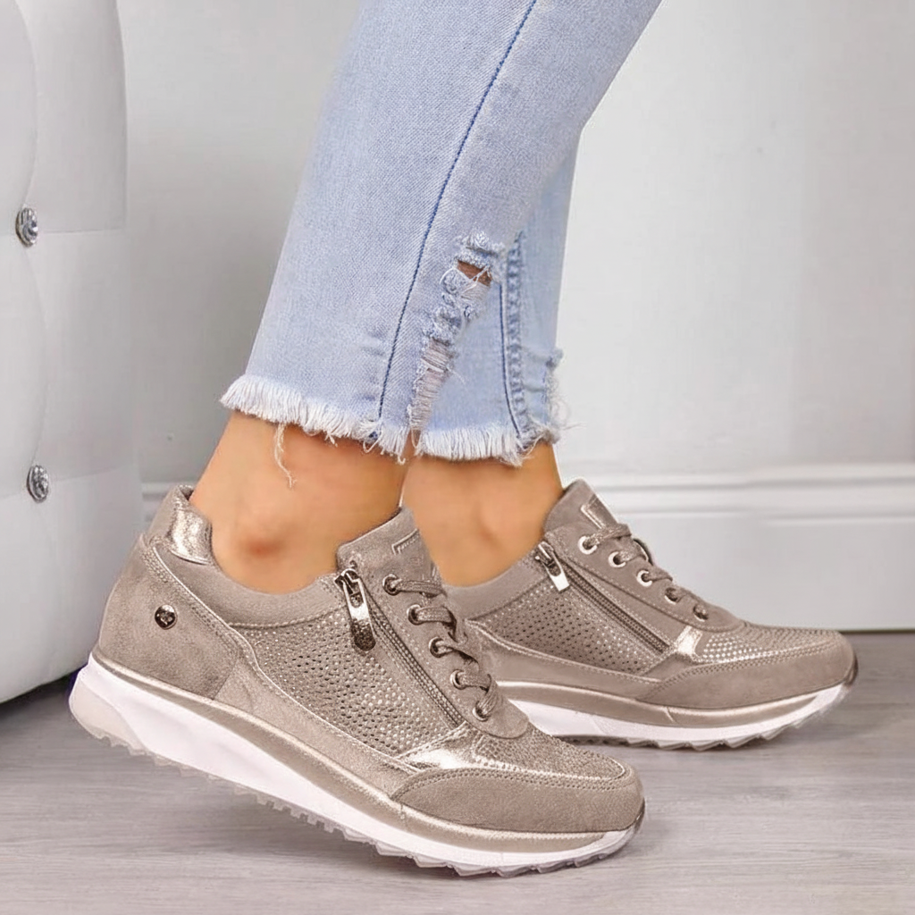 Damskie ortopedyczne sneakersy Gabriele, wygodne buty do chodzenia, doskonałe na cały dzień.