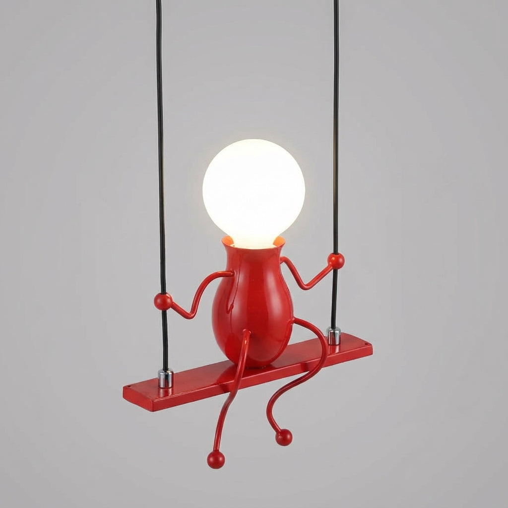 Unikatowa lampa ścienna Swinglite. Bujana, metalowa lampa, nowoczesna dekoracja do każdego wnętrza.