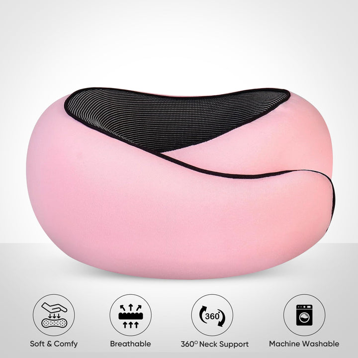 Poduszka podróżna na szyję, zapewnia ulgę i wsparcie podczas długich podróży samolotem, samochodem. Oferta 1+1.
