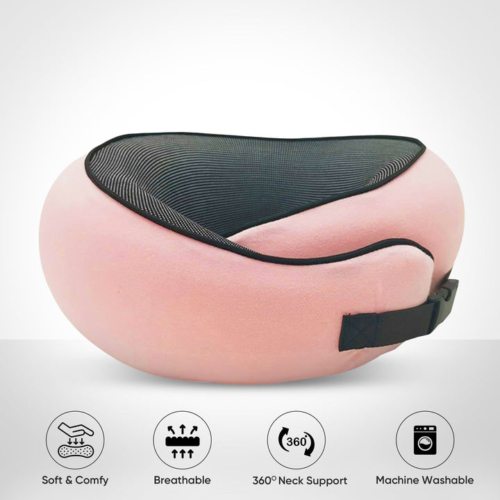 Zestaw 1+1 GRATIS: poduszka podróżna na szyję. Komfortowe, ergonomiczne wsparcie dla szyi w każdej podróży.