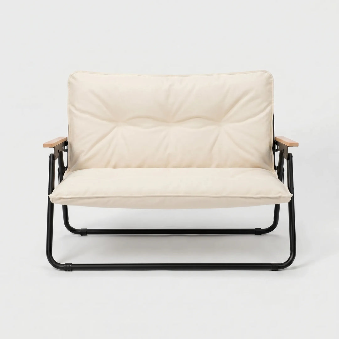 Składana sofa kempingowa dwuosobowa, idealna do podróży. Lekkie i przenośne meble outdoor.