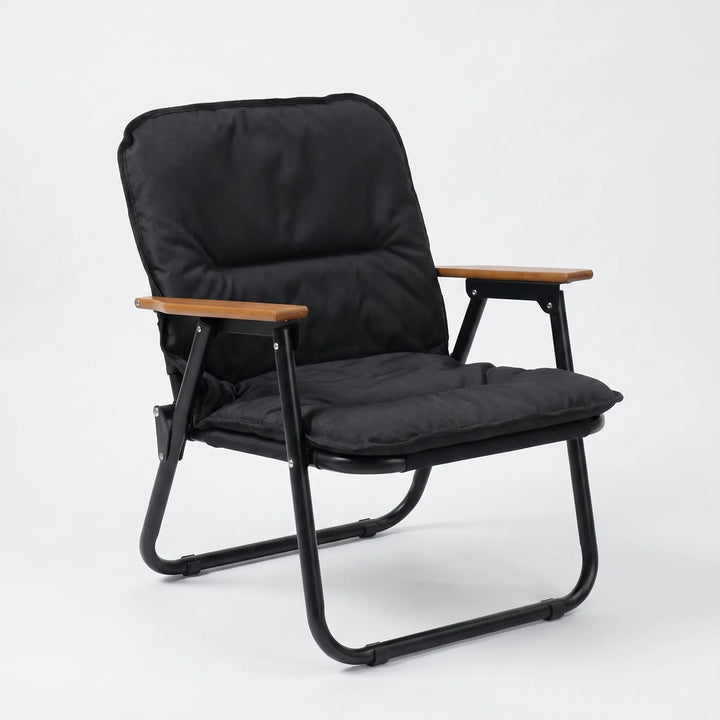 Przenośna sofa dwuosobowa do kempingu i ogrodu. Składane meble outdoor, komfortowy wypoczynek.