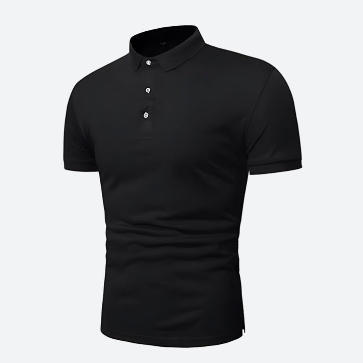 Elegancka męska koszulka polo Ruben. Oddychająca i lekka, zapewnia niezrównany komfort podczas upalnych letnich dni.
