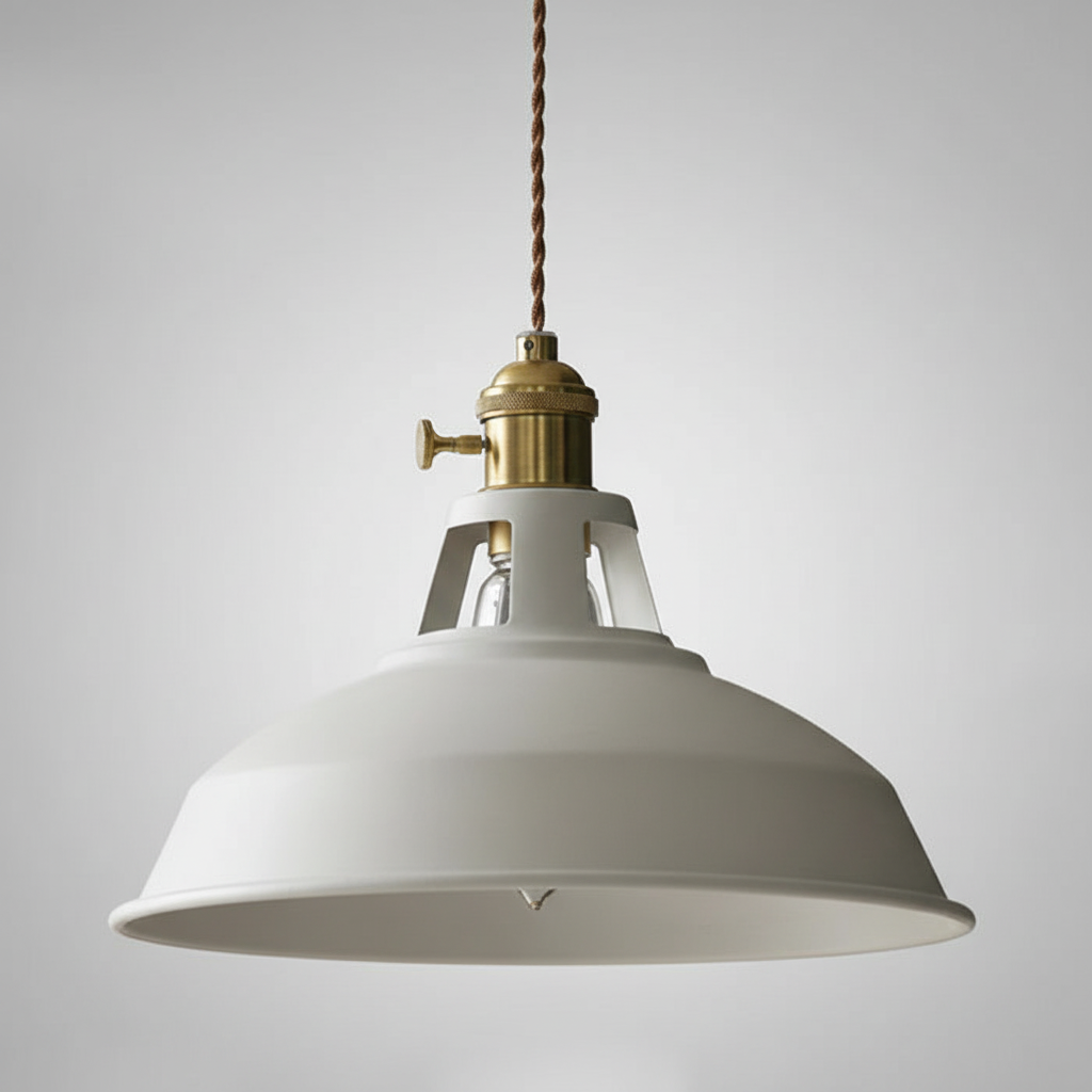 Lampa wisząca IronLume: industrialna elegancja w stylu retro. Metalowa lampa do jadalni, designerskie oświetlenie.