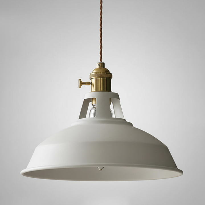 Lampa wisząca IronLume: industrialna elegancja w stylu retro. Metalowa lampa do jadalni, designerskie oświetlenie.