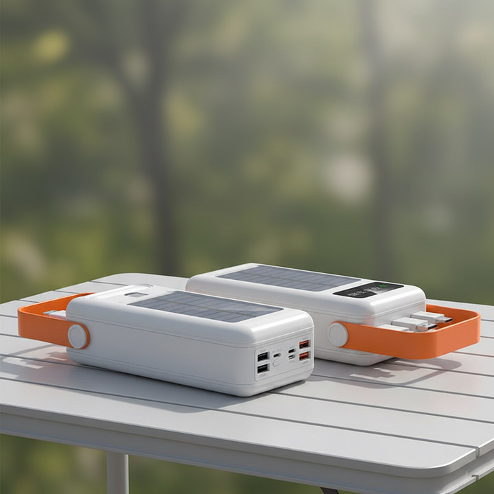 Wytrzymały powerbank SunPack outdoorowy. Idealny do ładowania w terenie, na kempingu i w podróży.