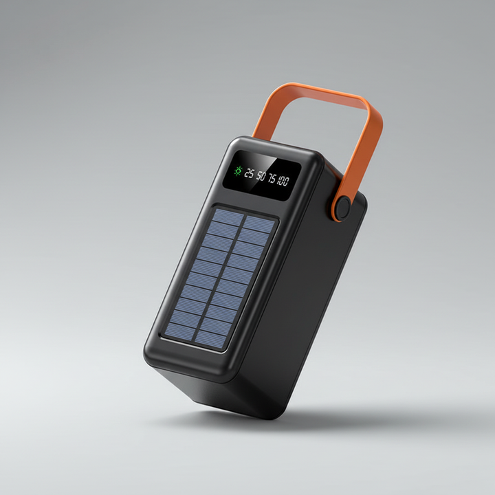 Powerbank SunPack outdoor, wytrzymała, przenośna ładowarka do telefonu i innych urządzeń w trudnym terenie.