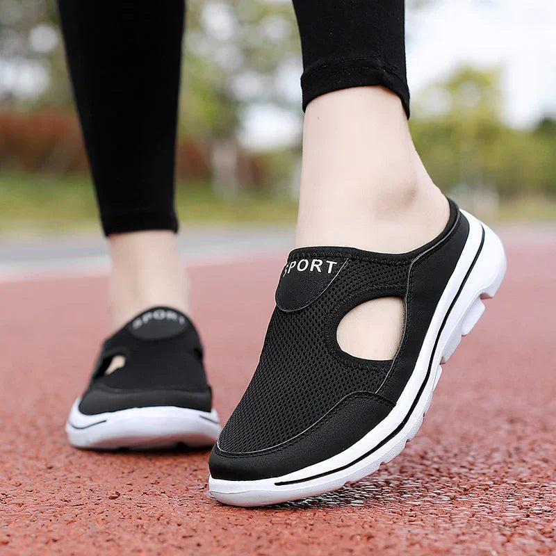 Ortopedyczne buty damskie wsuwane, idealne na co dzień, zapewniające komfort i lekkość.