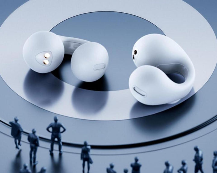 Bezprzewodowe słuchawki audio z doskonałą jakością dźwięku i redukcją szumów, dla głębokich wrażeń.