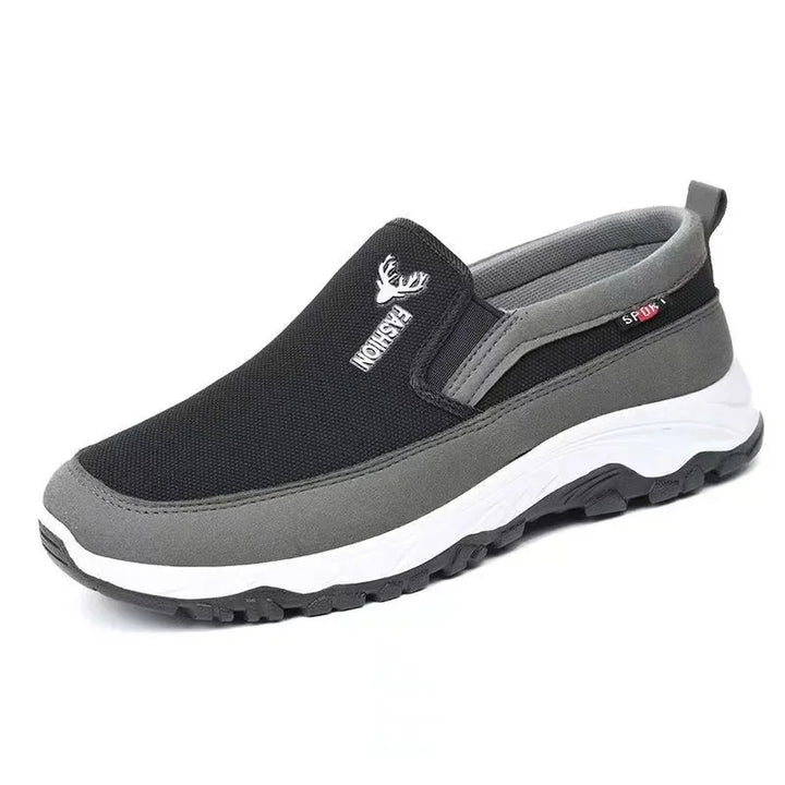 Oddychające męskie buty casualowe, wsuwane. Lekkie i wygodne, idealne na lato.