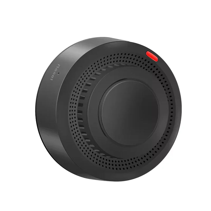 Bezpieczny czujnik dymu i ciepła WiFi. Ochrona ppoż. w inteligentnym domu. Głośny alarm 85dB.