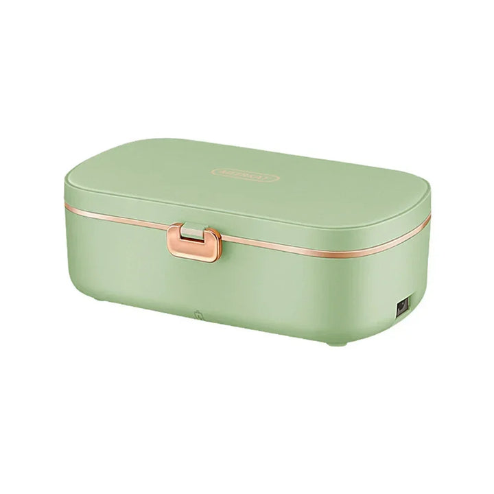 Elektryczny lunch box HeatMate 900ml z funkcją gotowania na parze. Idealny do biura i podróży.