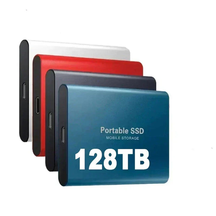 Ultraszybki dysk SSD 128TB USB-C, idealny do przenośnego przechowywania danych. Kompaktowy i wytrzymały.