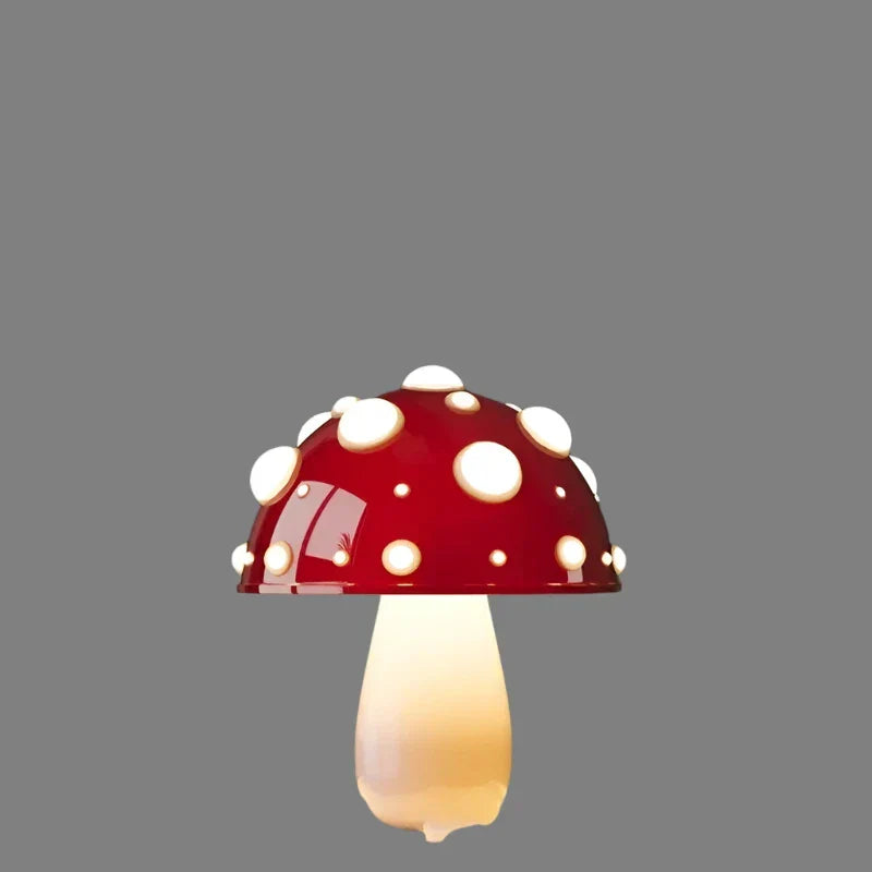 Lampa LED Grzybek z ładowaniem USB. Uniwersalne oświetlenie stołowe, pasujące do każdego stylu.