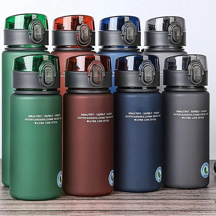 Ekologiczna butelka na wodę 400 ml, idealna do sportu i podróży, bez BPA.