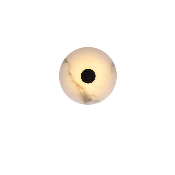 Oświetlenie LED do wnętrz, złoty metal i akryl, minimalistyczny kinkiet.