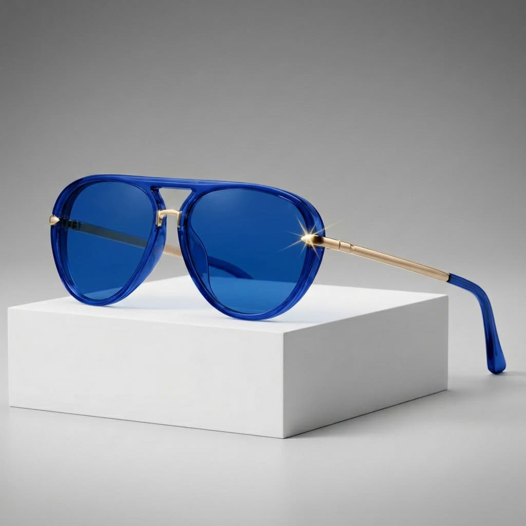 Akcesoria: Okulary przeciwsłoneczne aviator unisex z gradientowymi soczewkami. Dodatek do stylizacji, modny i uniwersalny.