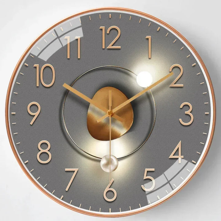 Zegar ścienny design, cichy mechanizm, elegancka dekoracja wnętrza, do nowoczesnego domu.
