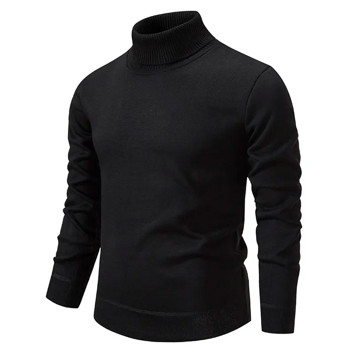 Uniwersalny męski golf Léon. Miękki dzianinowy sweter, klasyka mody męskiej. Komfort i elegancja na jesień/zimę.